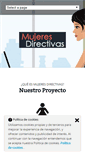 Mobile Screenshot of mujeres-directivas.com